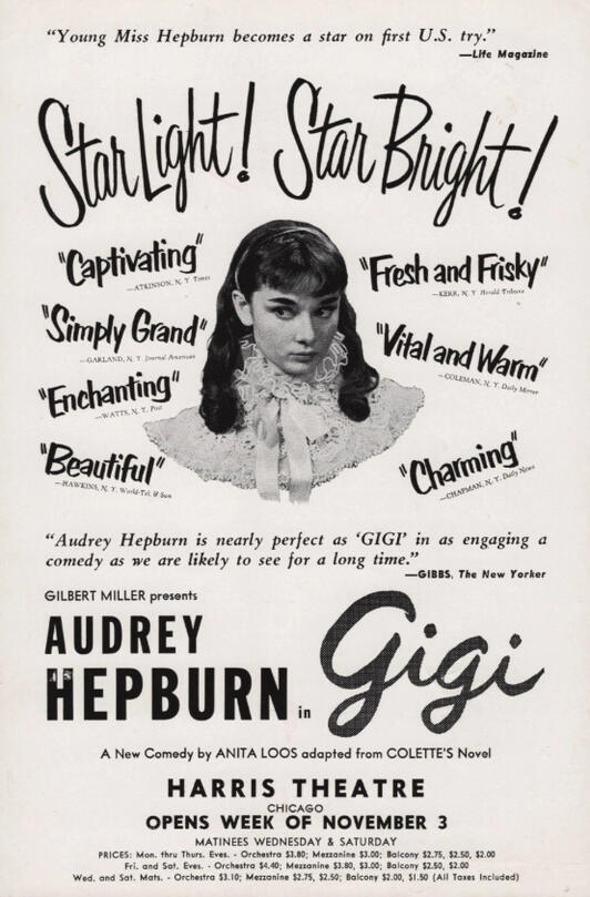 Gigi Chicago flyer.