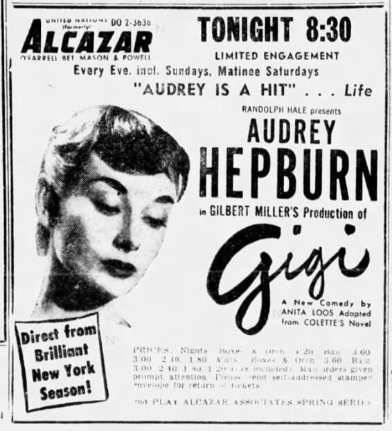 The San Francisco Examiner, Sun, April 19, 1953.