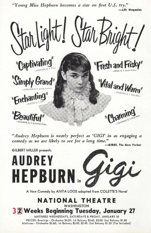 Gigi Washington D.C. flyer.