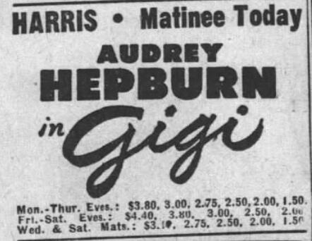 Chicago Tribune, Wed, Nov 19, 1952.
