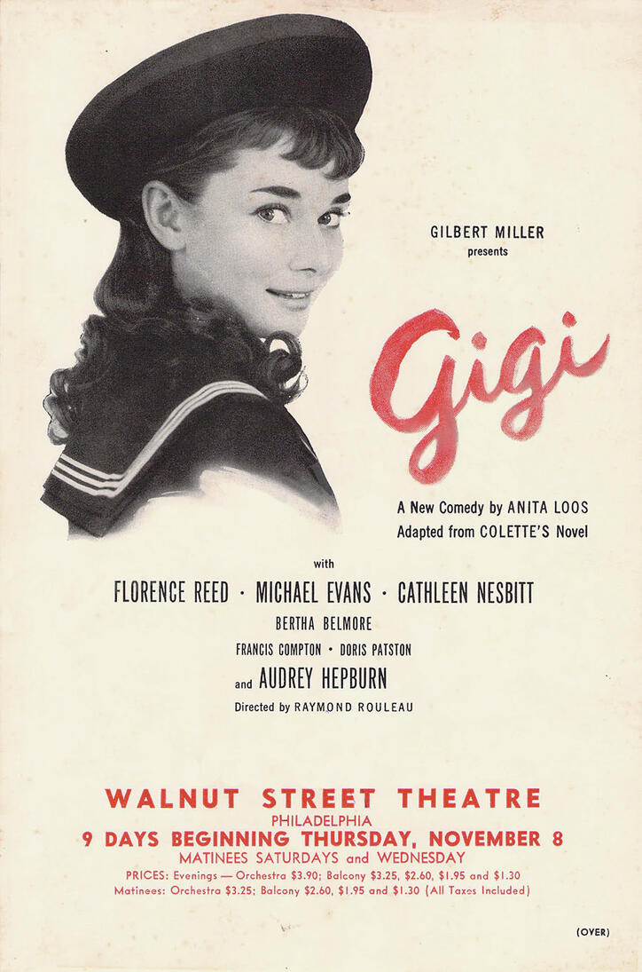 Gigi poster for Philadelphia preview.