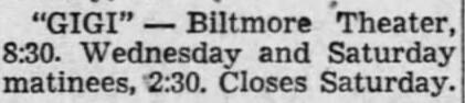 Bob Thomas, The Los Angeles Times, 1953, Mar 22.