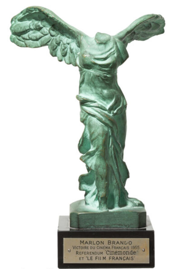 Actor Marlon Brando also won in 1955. Heritage Auctions.